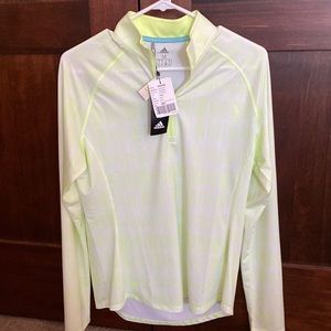 Zip up long sleeve adidas top